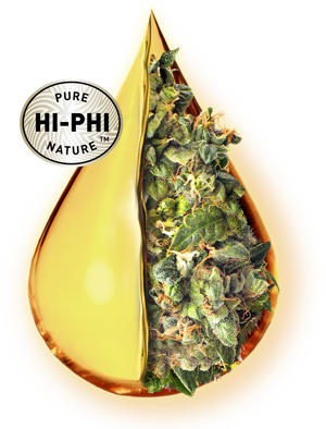 Hi-Phi™ Pure Nature logo Cannabis Flower Wrapped in Oil